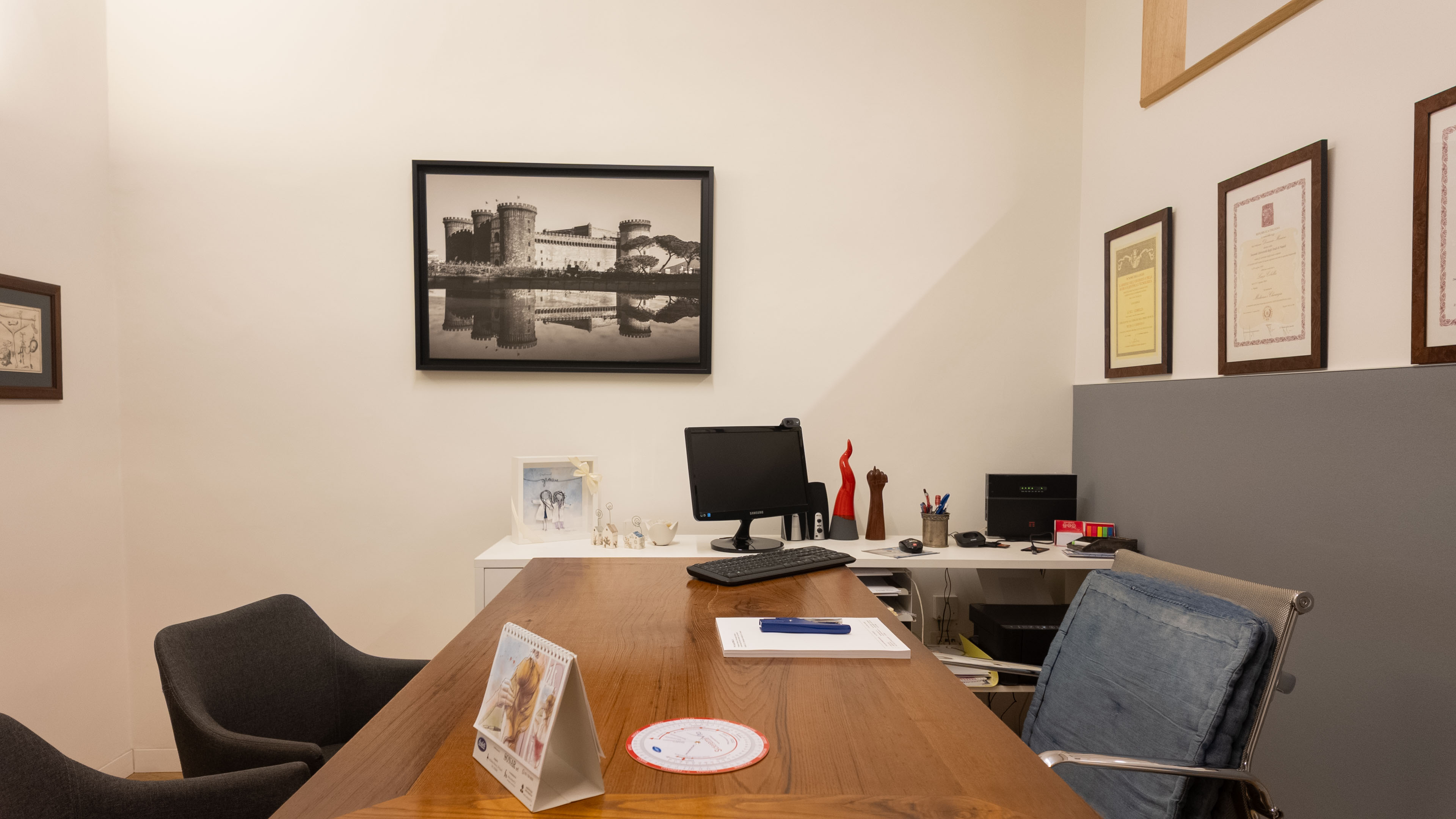 Interno accogliente dello studio