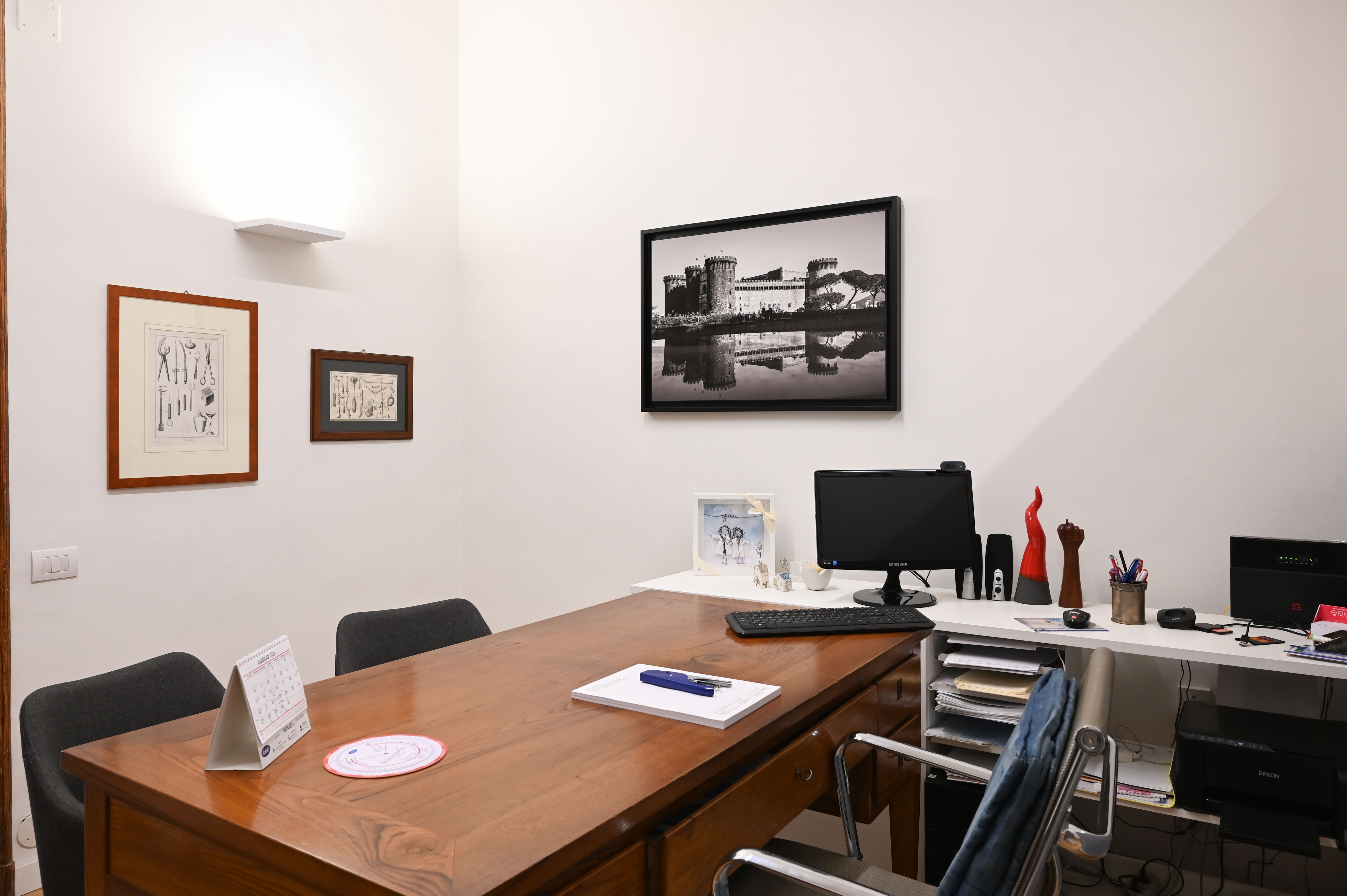 Strumentazione e comfort nella sala visita