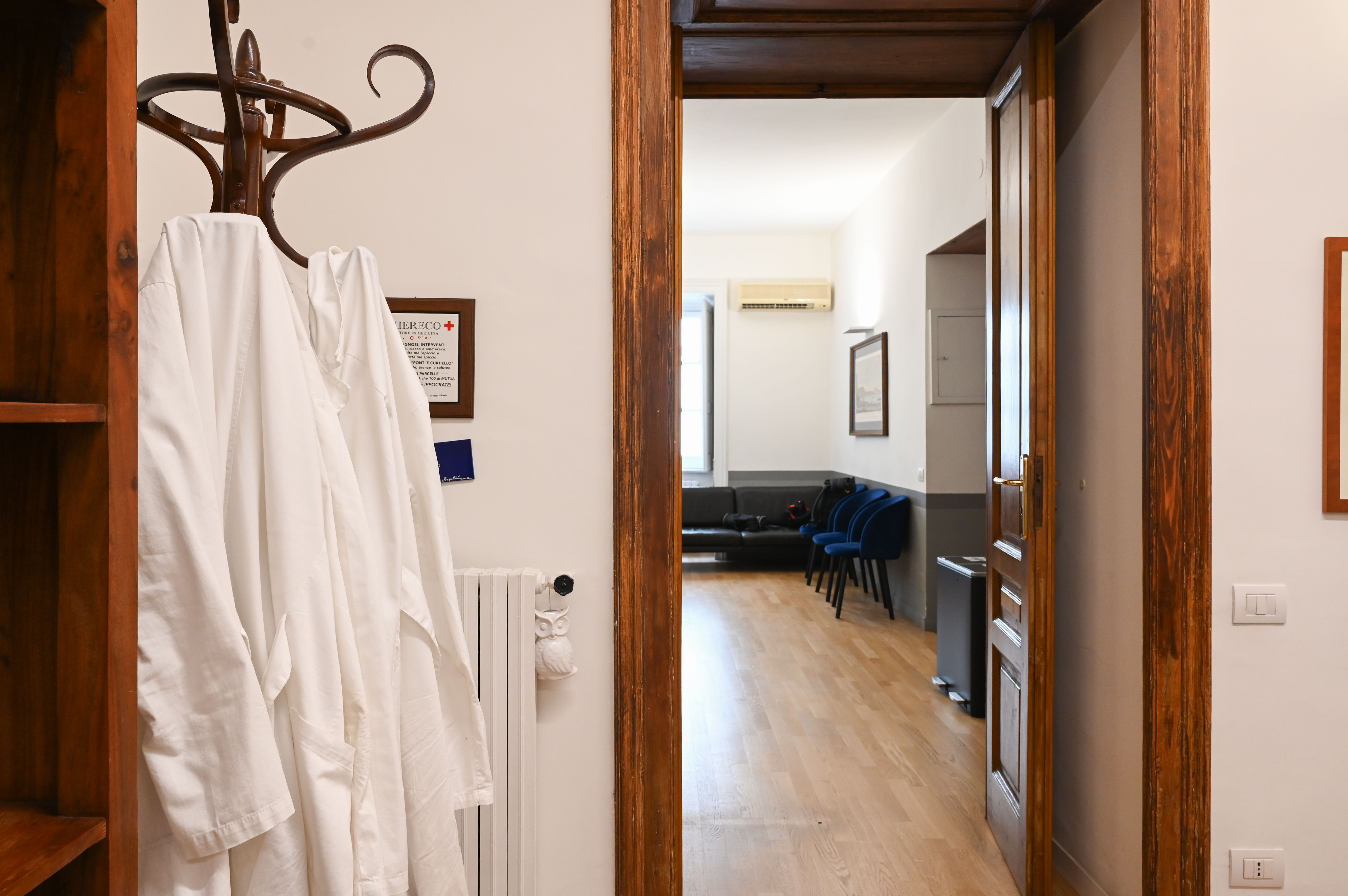 Dettagli della sala visita
